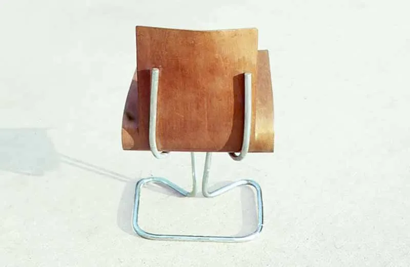 David Rowland 1949 molded veneer chair back