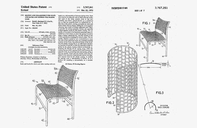 David Rowland 1973 patent