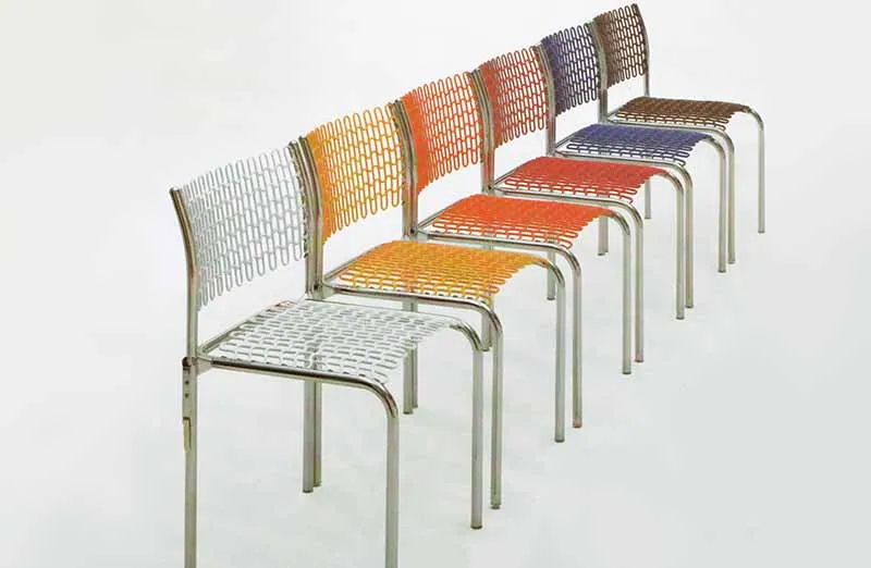 David Rowland 1979 Softec Chair colors white